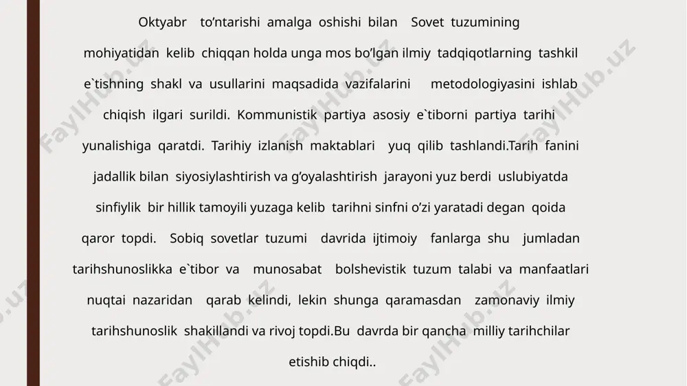 sovet davri o‘zbekistondagi tarix fanini taqdimoti - Page 3