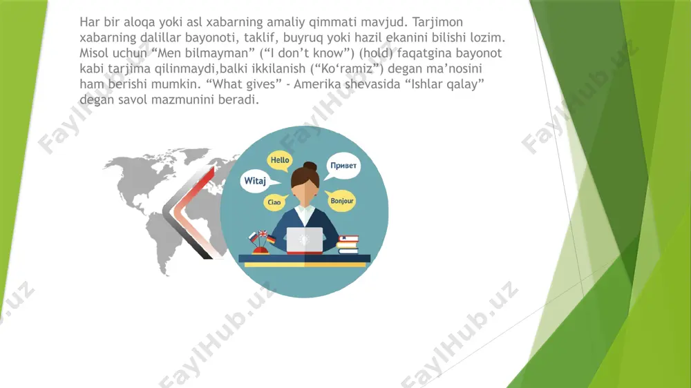 a, bu uning rad javobi bo‘ladi. agar yaponga qo‘ng‘iroq qilib soat 6 da ko‘rishishni aytsangiz va u: “ha, soat oltida deng?” deb javob qaytarsa, tushuningki, sizning taklifingizga rozi emas. 19.01.2023 image1.jpeg image2.png image3.jpeg image4.png image5.jpeg /docprops/thumbnail.jpeg