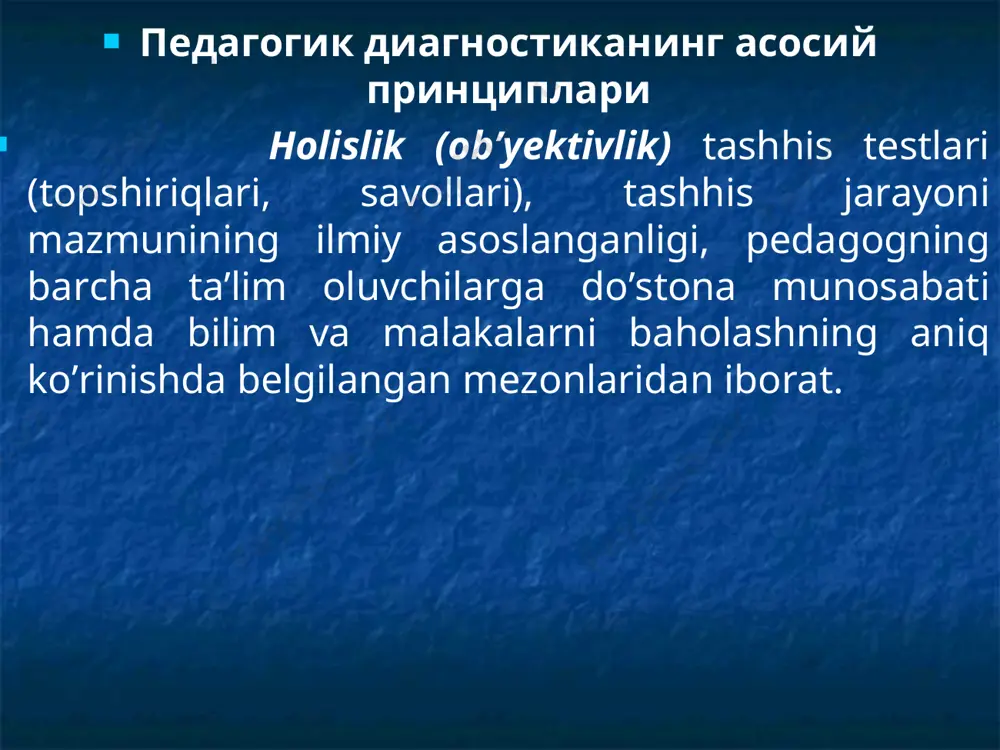 h uslublari oligofrenopedagogika – aqli zaif bolalarni tarbiyalash va o'qitish haqidagi fan bo'lib, defektologiyaning bir qismini tashkil qiladi. pedagogikaning umumpedagogik va didaktik prinsiplarini qo'llash shakli zaif bolalar tarbiyasida o'ziga xos xususiyatlar kasb etadi. ta'limiy materiallarni tanlash, mehnatga tayyorgarligini aniqlash, aqli zaif bola­larni mehnat faoliyatiga hamda jismoniy rivojlantirish ishiarining mazmuni tuzatishga yo'naltirilishi kerak. oligofrenopedagogika fanining dastlabki boshlang'ich davri aqli zaiflikni o'rganish, asosan, 1926-yillarga to'g'ri keladi. l.s.vigotskiy oligofrenopedagogika fanining asoschisi hisoblanadi. u o'z maslakdoshlari bilan hamkorlikda aqliy nuqsonga ega bo'lgan bolalarga ta'lim-tarbiya berishni nazariy hamda amaliy tomondan asoslab bergan. bu kasallik turli sabab-oqibat natijasida bolaning bilish faoliyatlari keng ma'noda buzilib, aqliy rivojlanish tezligi, samaradorligi pasayadi. bosh miya kasalliklarining kelib chiqishiga ko'ra ularni endogen va ekzogen sabablarga bo'lishimiz mumkin. homila davrida turli ta'sir etuvchi infeksiya, intoksikatsiya va turli jarohatlar; tug'ilish vaqtidagi turli jarohatlar; chaqaloqning ilk yoshida salbiy ta'sir etuvchi yuqumli intoksi­ katsiya, ovqatlanishning buzilishi, tashqi ta'sir (ekologiya) va boshqalar; -turli irsiy yo'l bilan …