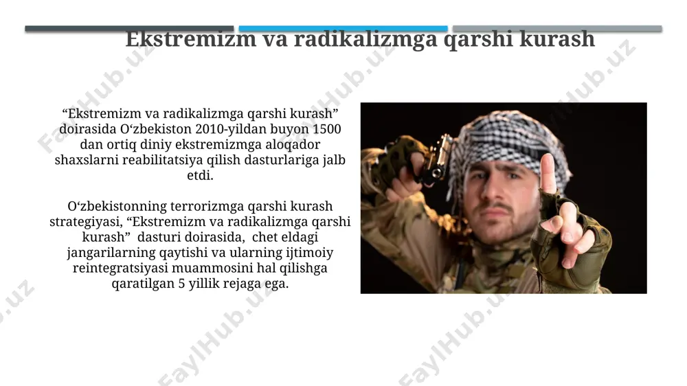 o‘zbekistonning terrorizmga qarshi kurash tajribasi - Page 5