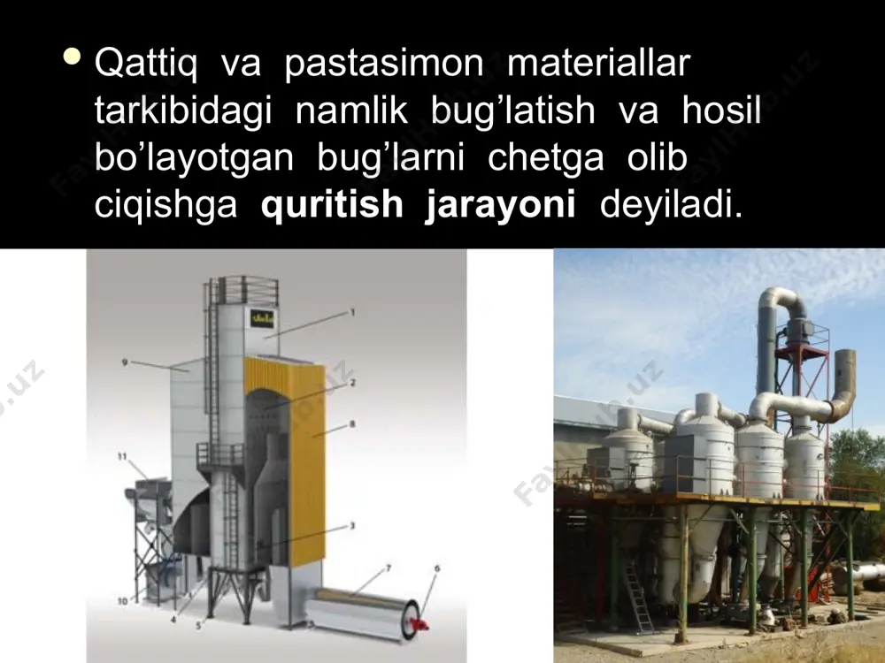 quritish jarayoni texnologik modellashtirish - Page 5