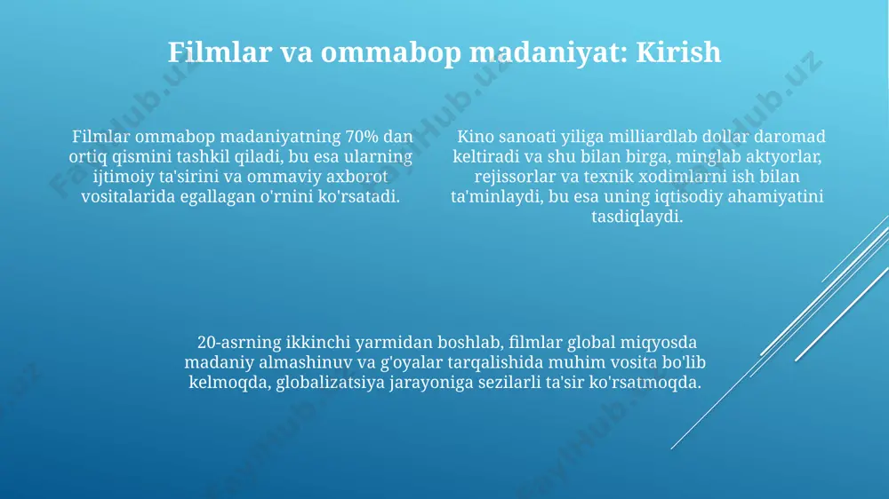 filimlar va "ommaviy madaniyat". - Page 4