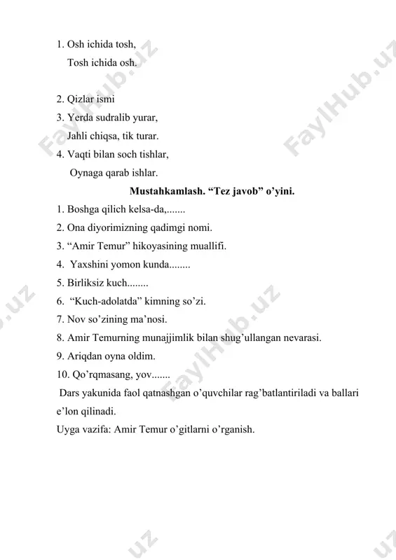 amir temur dars ishlanma - Page 5