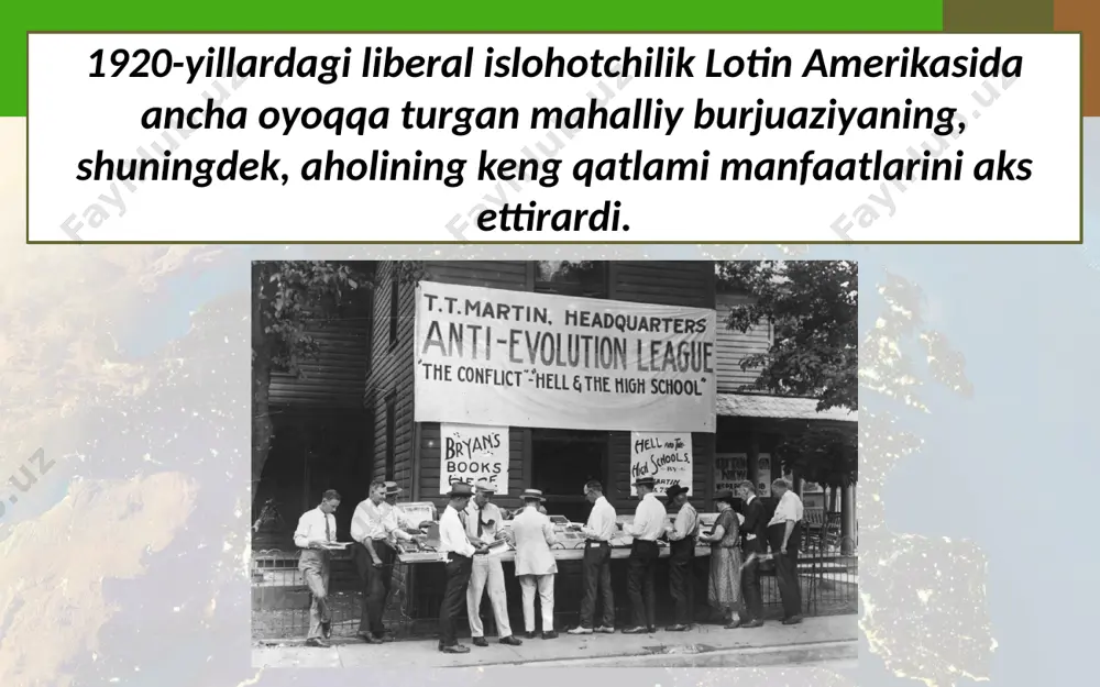 1918 – 1939-yillarda lotin amerikasi mamlakatlari 10- sinf - Page 5
