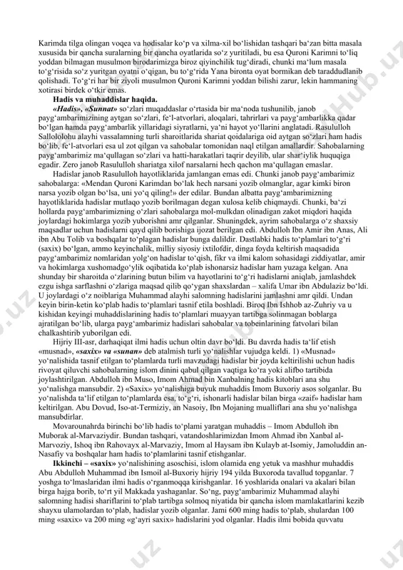 r ismli o‘g‘li g‘olib chiqdi. qoraxoniylar bilan saljuqiylar o‘rtasida termiz va balx uchun kurash kuchaydi. buning ustiga timg‘ochxon qodir yusuf va uning o‘g‘illari unga qarshi kurash boshladilar va sirdaryoning shimoliy sohilidagi yerlarni hamda farg‘onani undan tortib oldilar. saljuqiylardan sulton malikshoh i 1089 yilda movaraunahrga qo‘shin tortib, buxoro va samarqandni zabt etdi. lekin ular tez orada sulh tuzib, movaraunahrdan chiqib ketishga majbur bo‘ldilar. lekin sulton sanjar (1118-1157 yy.) davrida 1130 yildan boshlab qoraxoniylar saljuqiylar davlatiga qaram bo‘lib qoldilar. qoraxoniylar hukumati inqirozga yuz tutgan va movaraunahr feodal tarqoqlik iskanjasiga tushib qolgan bir davrda uning shimoliy-sharqiy va g‘arbiy tarafida ikki yirik harbiy siyosiy kuch paydo bo‘ldi. bulardan biri qoraxitoylilar, ikkinchisi yirik harbiy siyosiy kuch xorazmda paydo bo‘ldi, ilgari saljuqiylarga tobe bo‘lgan xorazm 1127 y. mustaqillikka erishdi. xii asrning 30-yillari boshlaridan qoraxitoylarning movaraunahrga talonchilik yurishlari boshlandi. ular shosh va farg‘ona bilan kifoyalanib qolmay, hatto zarafshon hamda qashqadaryo vohalariga kirib bordilar. qoraxitoylilar 1138 y. samarqand …