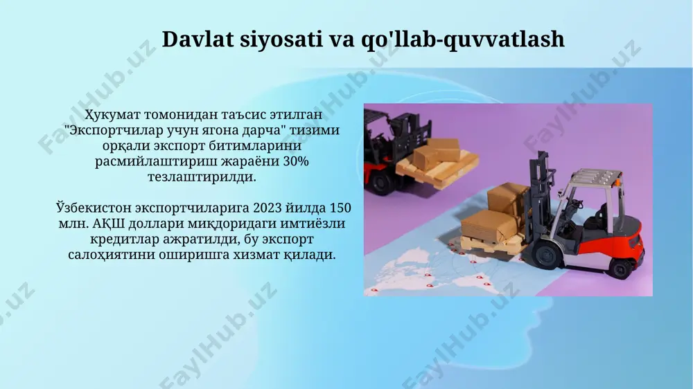 o'zbekistonning eksport salohiyati va uning salohiyati - Page 5