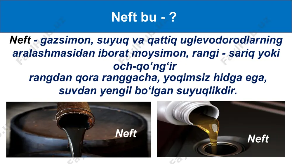 uglevodorodlarning tabiiy manbalari.neft va neftni qayta ishlash . kreking - Page 3