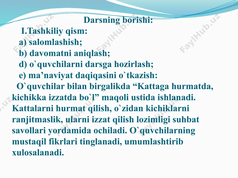 l mustaqil, so`ng har bir guruhdan 1 tadan o`quvchi mashqni xattaxtada yozadilar. kishilik olmoshalrini o`zi bilan bog`langan so`z bilan birga ko`chiradilar. masalan, men yasab beraman, sizga yasab beraman, mendan o`rganishdi, bizda bor, menga ayting, sizni xursand qilsam. 2. saylanma diktant olish. o`quvchilarga matn o`qib beriladi. matndan faqat kishilik olmoshlarini saylab yozishlari talab qilinadi: yulduz (ertak) men yulduzman. samoda porlagan yulduzlarning biriman. doimo yerga tikilaman. unda odamlarni ko`raman. odamlar menga juda-juda yoqadi. men shuning uchun porlayman. men o`ylab-o`ylab, odamlar tomon borishga ahd qildim. bobom iloji yo`qligini, sabr qilsang, odamlarning o`zlari biz tomon otlanayotganini aytdilar. sevinib ketdim. bir kuni qarasam, odamlar oyda yuribdi. nariroqda ular tushib kelgan kema ko`rindi. yaqinroq uchib kelib, odamlar bilan tanishdim. ular meni sevinch bilan qarshilashdi. biz tomonga taklif etdim. yaqinda uchib boramiz, deyishdi. demak, o`quvchilar men, unda, menga, men, biz, ular, meni, biz kabi kishilik olmoshlarini saylab yozadilar. ularni tekshirish uchun ushbu so`zlarni o`qib beriladi. xatolar ustida …