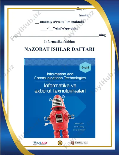 nazorat ishlar daftari — DOC