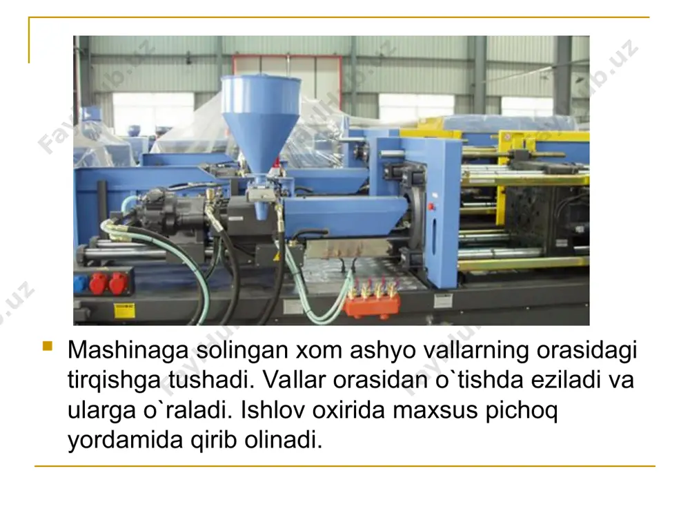 valli mashinalarning plastmassalarni qayta ishlashda qo`llanilishi - Page 4