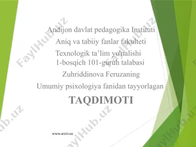 temperament haqida — PPTX