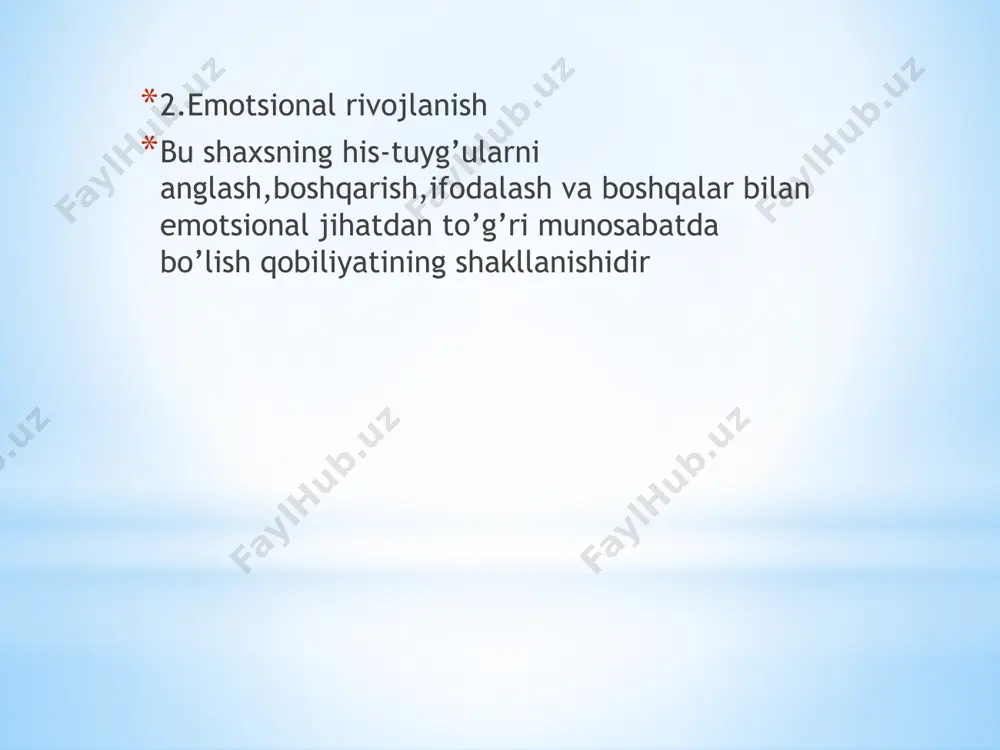 o’smirlik davrida emotsional rivojlanish xususiyatlari - Page 4