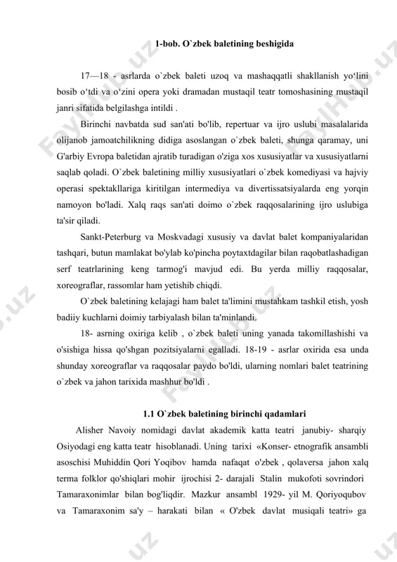 spektaklida erishgan yutuqlarini kompozitorlar r. glier va t . sodiqovlarning hamkorlikdagi ijod mahsuli «layli va majnun» o'perasi bilan yanada mustahkamladi. 1941- yil ulug' «farg'ona kanali» kanali xalq tomonidan hashar yo'li orqali qurilishi munosabati bilan farg'ona kanali quruvchilariga bag'ishlangan kompozitorlar s. vasilenko va m. ashrafiy hamkorligida « ulug' kanal » operasi sahnalashtirildi . bundan tashqari a. kozlovskiyning «ulug'bek» , o. chishkoning «mahmud tarobiy » operalari urush yillarida yaratiladi. teatr truppasi ijodkorlari o'pera bilan bir qatorda o'zbek baletini ham shakllantirishga urunadilar . 1933- yilda kompozitor n. roslavets musiqasi asosida «paxta» baleti sahnalashtiriladi , ammo ushbu balet spektaklli muvaffaqiyatsizlikka uchraydi. ko'pgina izlanishlardan so'ng 1939- yilda kompozitor f. tal musiqasi sahnalashtiruvchi baletmeysterlar a. tomskiy , m. turg'unboyeva va usta olim komilovlarning hamkorligida «shoxida» balet spektaklli teatr truppasi ijodkorlariga dastlabki , ilk muvaffaqiyatni olib keldi . keyinchalik ye. bruslovskiyning gulandom» , s. vasilenkoning « oq bilak » milliy balet spektakllari sahna yuzini ko'rdi . jahon …
