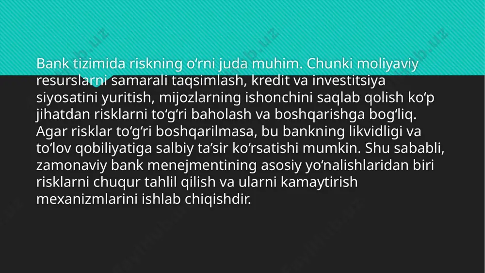 risk darajasi va ularning turlari - Page 5