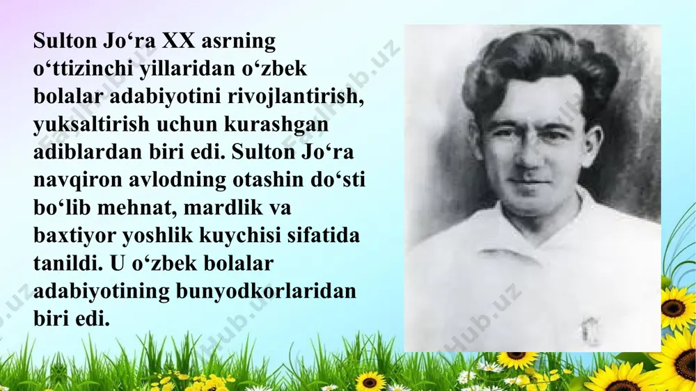 uvidan kirill yozuviga o‘tishning madaniy hayotimizdagi muhimligini bolalar qalbiga singdirishni ko‘zlasa, “tinish belgilarining majlisi” asarida tilshunoslikning tarkibiy qismi bo’lgan punktuatsiyaning mohiyatini badiiy obrazlar orqali tushuntirish nazarda tutilgan. binobarin, bunday she’rlar g‘oyat katta ilmiy va amaliy ahamiyatga ega. shoir majoziy obrazlardan mohirona foydalanib, har bir tinish belgisining o‘ziga so‘z beradi, ular o‘z vazifalarini g‘oyat aniq ta’riflashadi. – o‘rtoq rais, endi menga navbat bering,- deb so‘z oldi kichik to‘qmoq – bizning vergul. – gar undalma gapda kelsa qoq o‘rtada uning ikki yonboshida men jo‘rttaga: “qani endi undalmaxon, qochib boqchi”– , deb bo‘lurman, yubormayin unga soqchi. gar undalma gap so‘nggida kelsa, u choq, undan oldin qo‘yilurman, tushun, o‘rtoq! shoir har bir tinish belgisining ko‘rimli obrazini yaratadi. undov belgi – mirzaterakka, nuqta – koptokka, so‘roq belgisi – o‘roqqa, vergul – to‘qmoqqa, qo‘shtirnoq – qiziqchilarga, tire –gugurt cho‘piga o‘xshatiladi. hatto, nuqtaning grammatik mohiyati “fikrlar stantsiyasi”ga tenglashtiriladi. bunday she’rlardan albatta, o‘quvchilar estetik zavq olishdan tashqari, ilmiy …