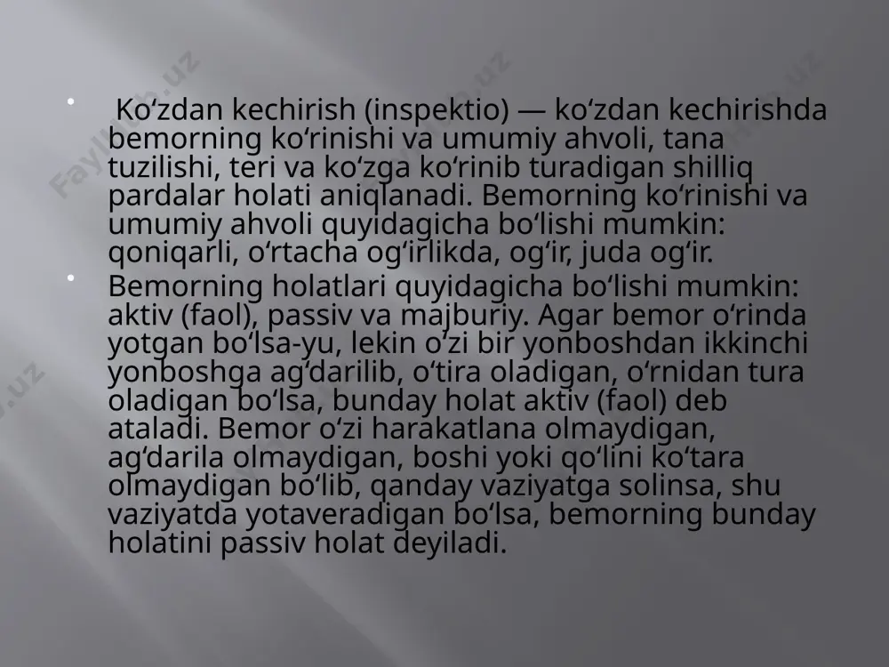 bemorlarni obyektiv va subyektiv tekshirish - Page 5