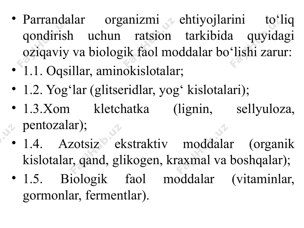 parrandalarni oziqlantirish texnologiyalari - Page 5