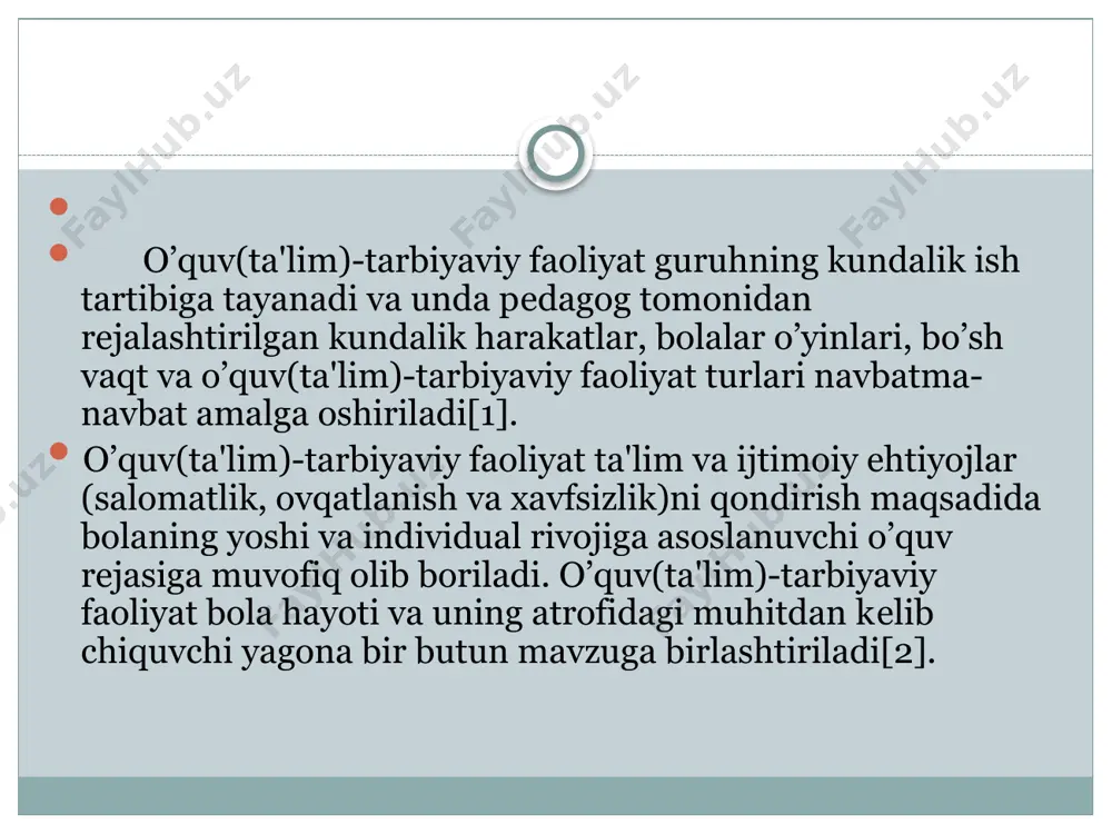 tarbiyachining shaxsiy ish rejasi - Page 3