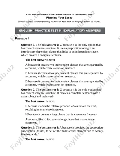 monografiya "english • practice test 5 • explanatory answers" — PDF