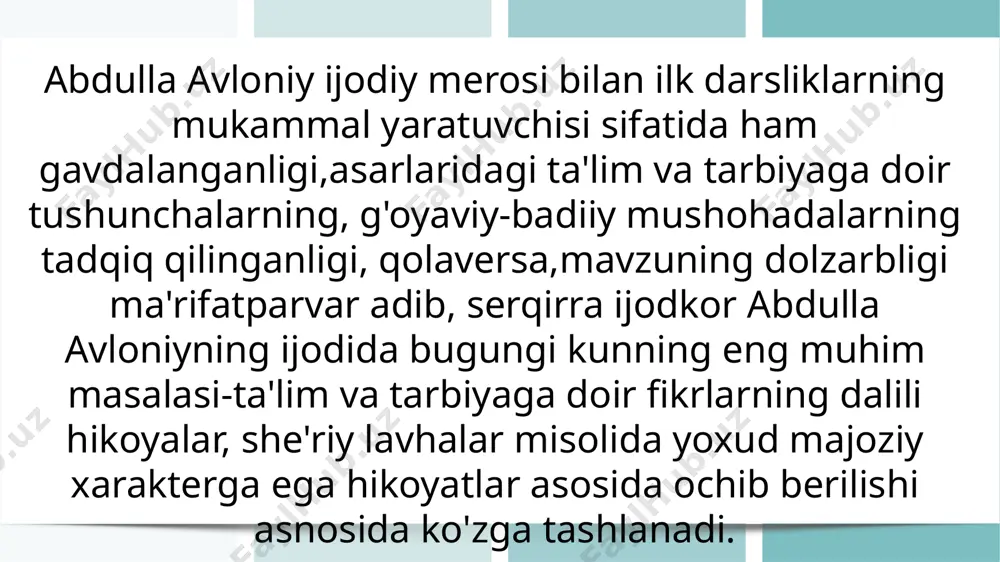 abdulla avloniy ijodida tarbiya masalasi - Page 4
