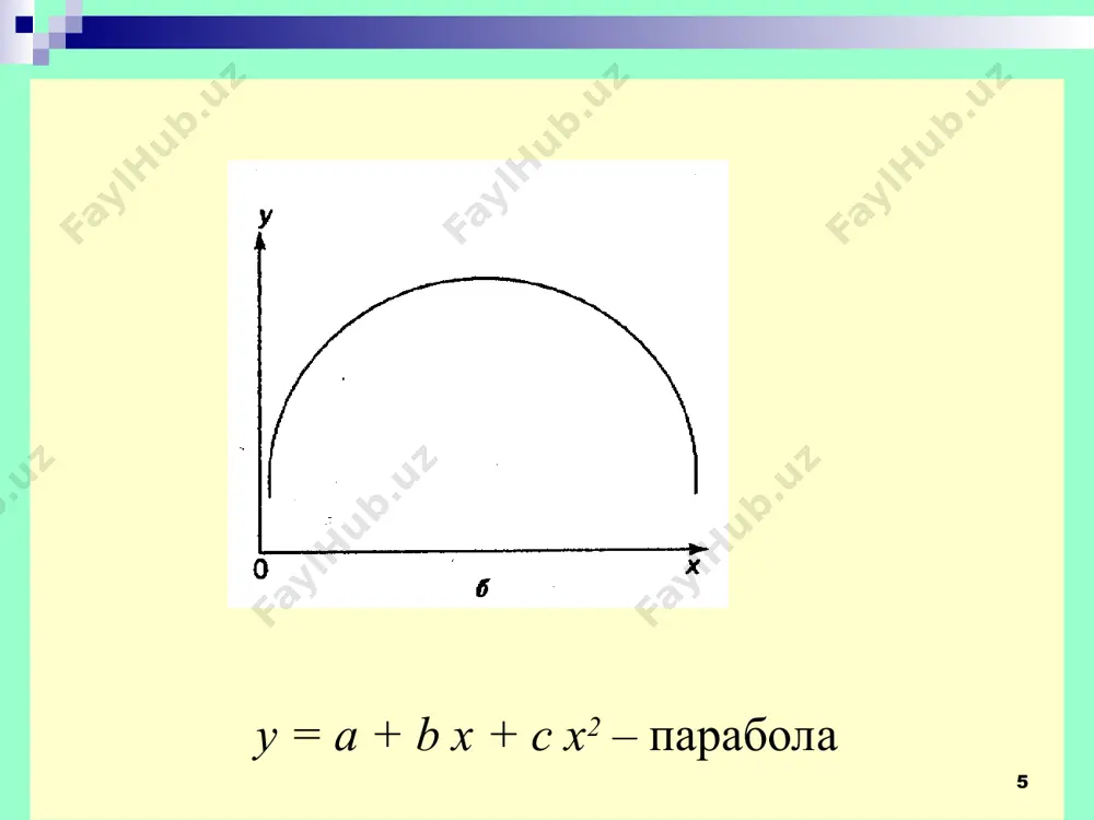 y e + × + + × + × + = k k x a x a x a a y ... 2 2 1 0 e + × + + × + × + = k k x a x a x a a y ... 2 2 1 1 0 2 ˆ x c x b a y x × + × + = 0 2 = × × + x c b c b x 2 - = 2 2 1 0 x a x a a y + + = 3 3 2 2 1 0 x a x a x a a y + + + = n n x a x a x a a y + + + + = ... 2 2 1 0 x a a y 1 0 + = b x a a y 1 0 + = ï …