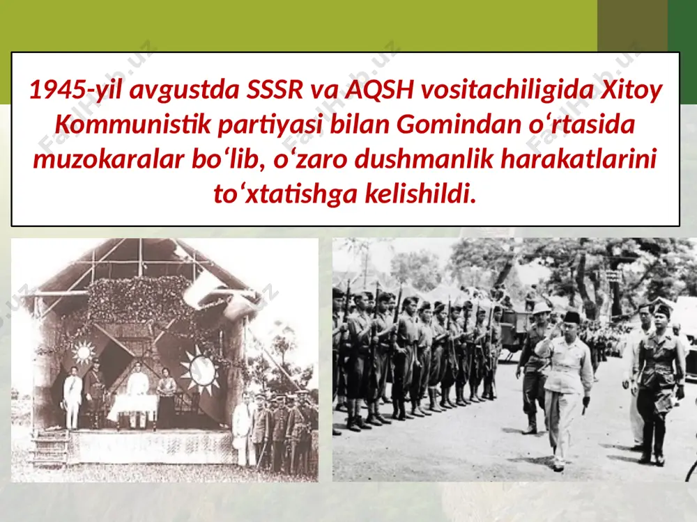 1946 – 1991- yillarda xitoy xalq respublikasi 10- sinf - Page 3
