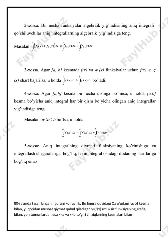 egri chiziqli trapetsiyaning yuzi va integral - Page 5