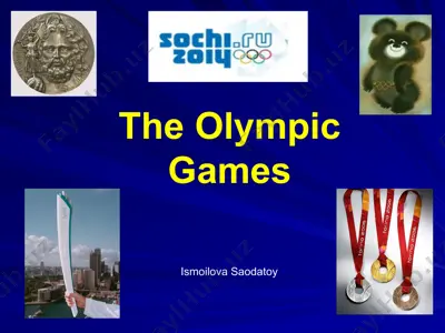 the olympic games — PPTX
