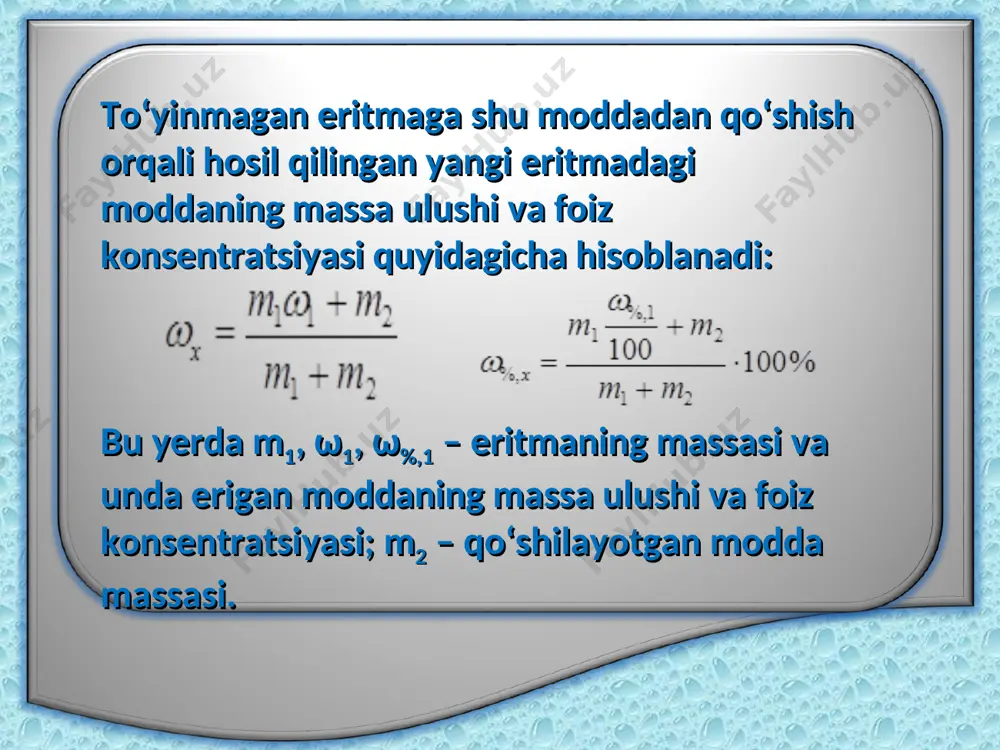 eritmalar konsentrasiyasi - Page 4