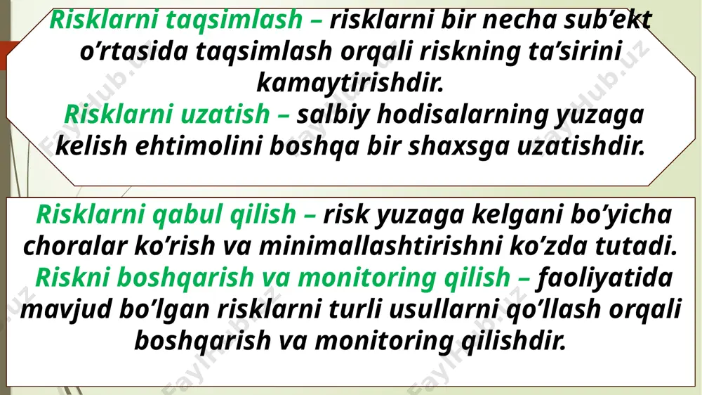 bank risklarini boshqarish usullari va strategiyasi - Page 5
