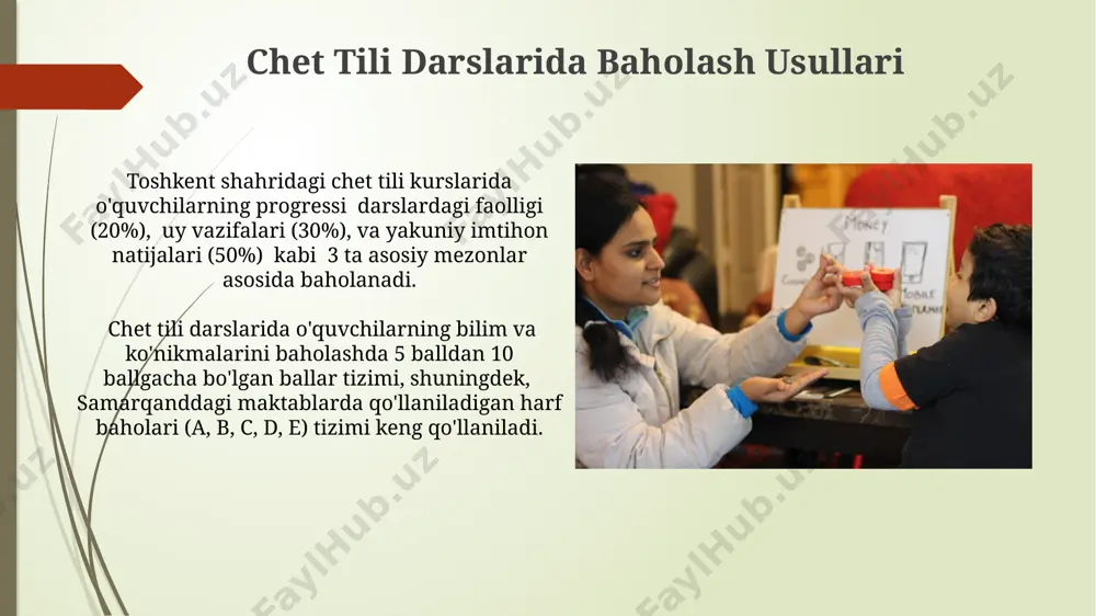 chet tili darslarida testlarning turlari - Page 5