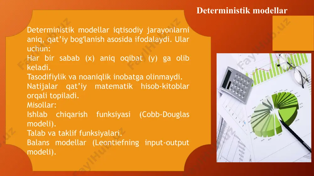 stoxastik va determinantlashgan modellar - Page 5
