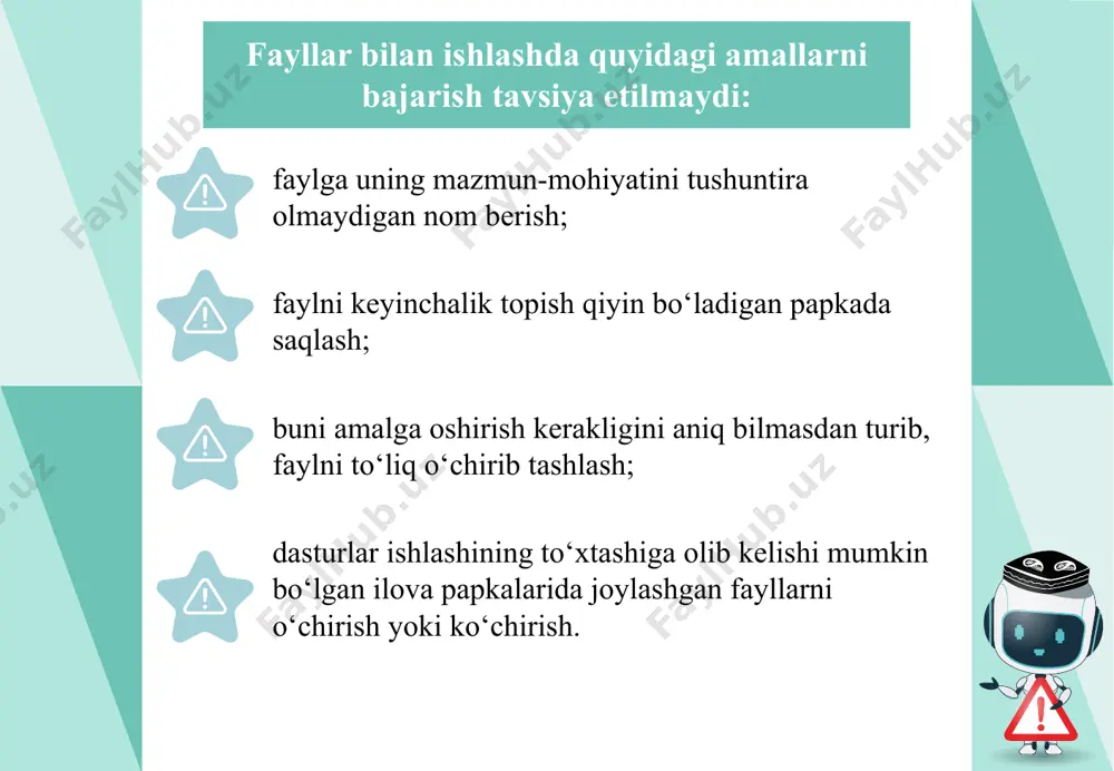 fayl va papka tushunchalari - Page 4