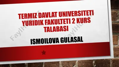 hisob-kitoblar — PPTX