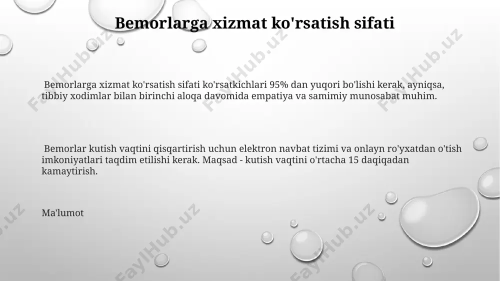 qabul bólimi va bemorlarni qabul qilish - Page 3