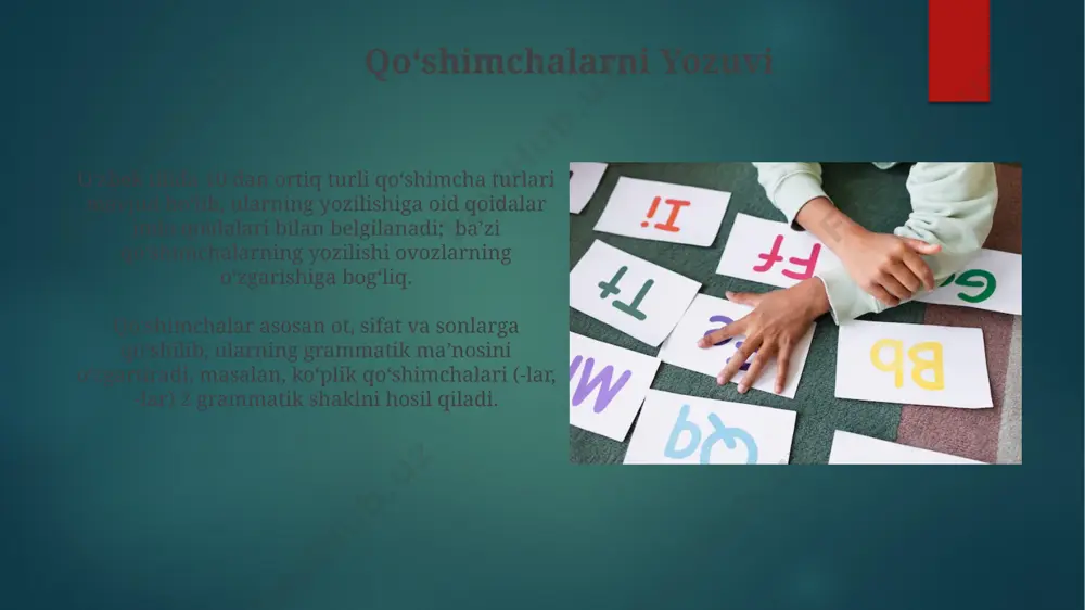 asosiy imlo qoidalari va ularga kiritilgan oʻzgartirishlar - Page 5