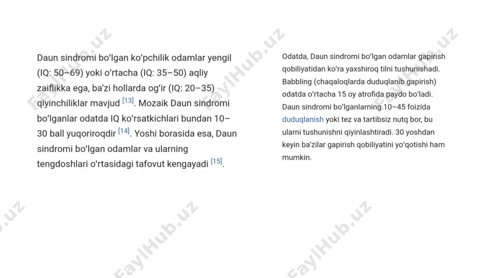 daun kasalligi (daun sindromi) - Page 5