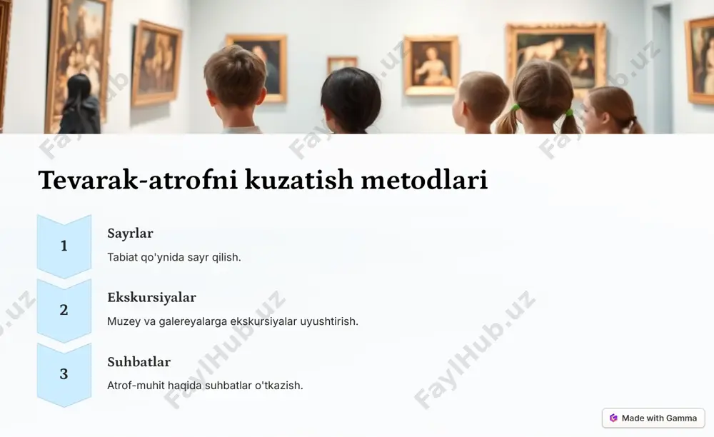 tevarak atrofni tasvirlash asosida bolalarning tasviriy faoliyati - Page 5