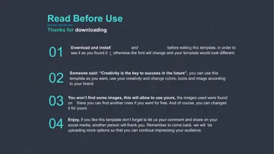 creative presentation template — PPTX