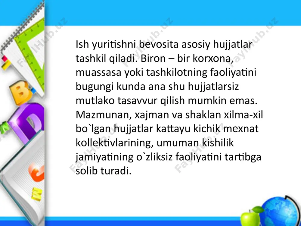 ish yuritish masalalari haqida taqdimot - Page 4