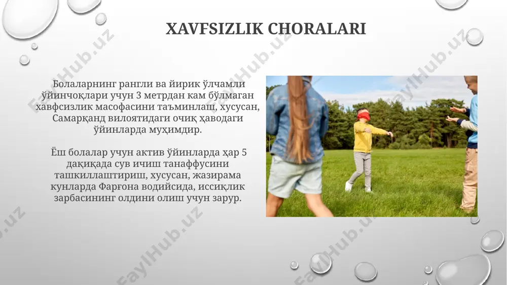 kichik yoshdagi bolalarga beriladigan harakatli o'yinlar - Page 5