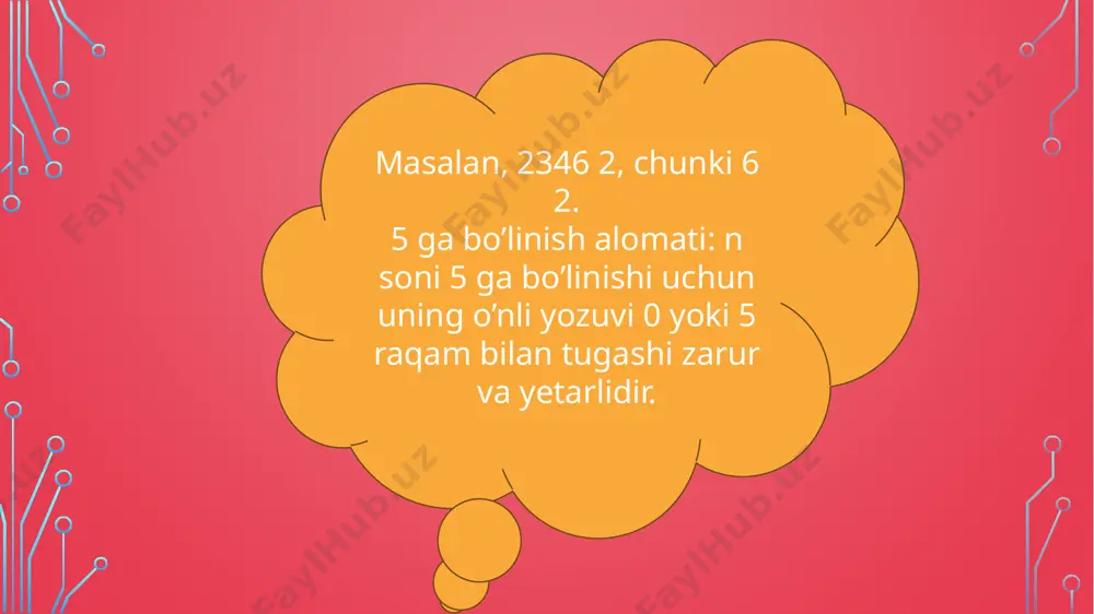 hisoblashning qulay usullari. bo’linish alomatlari - Page 5