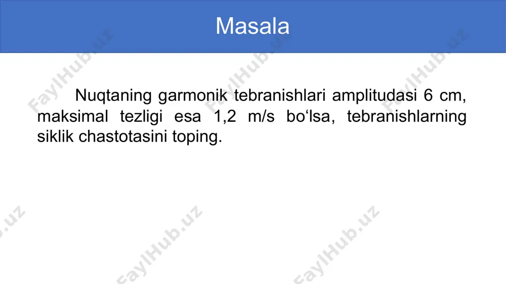 nuqtaning garmonik tebranishlari - Page 4