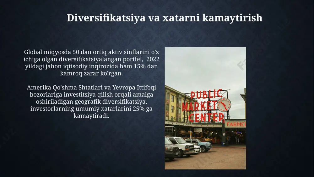 gi kreditlarning yomonlashishi orqali, 20% dan ortiq banklarning muammoga duch kelishiga olib kelishi mumkin, bu esa butun moliyaviy tizimga tahdid soladi. evropa ittifoqida 2010-2012 yillardagi suveren qarz inqirozi, davlat qarzlarining yuqori darajasi va ularning o'zaro bog'liqligi tufayli yuzaga kelgan tizimli xatarlarni ko'rsatadi, bu esa milliy iqtisodiyotlarga katta zarar yetkazdi. e'tiboringiz uchun rahmat @taqdimot_robot image2.jpg image3.jpg image4.jpg image5.jpg image6.jpg image7.jpg image8.jpg image9.jpg image10.jpg