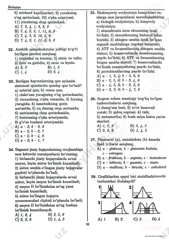 milliy sertifat namunaviy test topshiriglari - Page 4