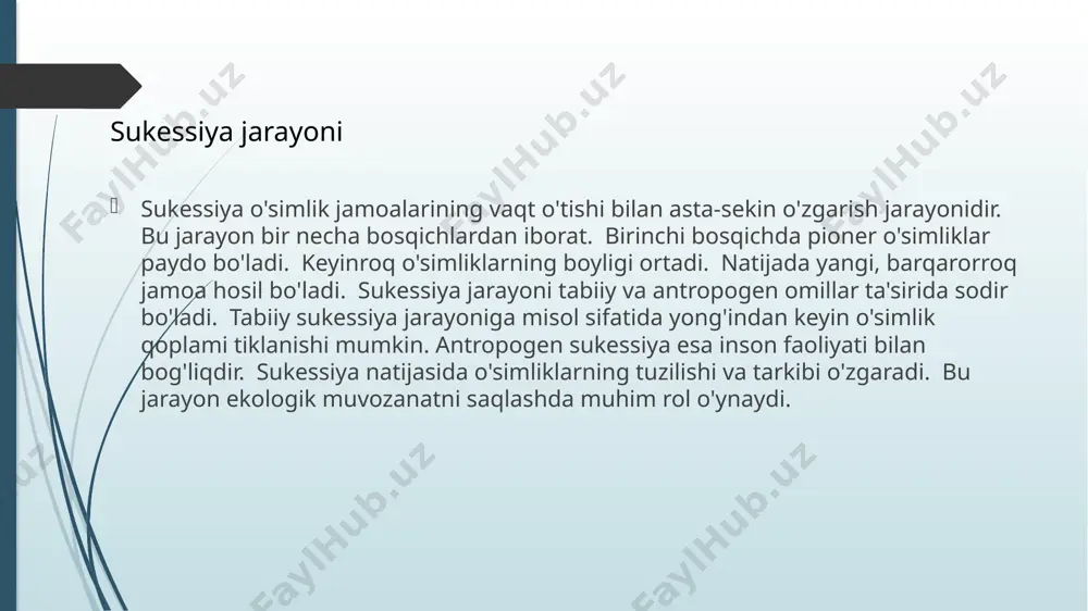 fitotsenozning dinamik oʻzgarishni tavsiflash - Page 5