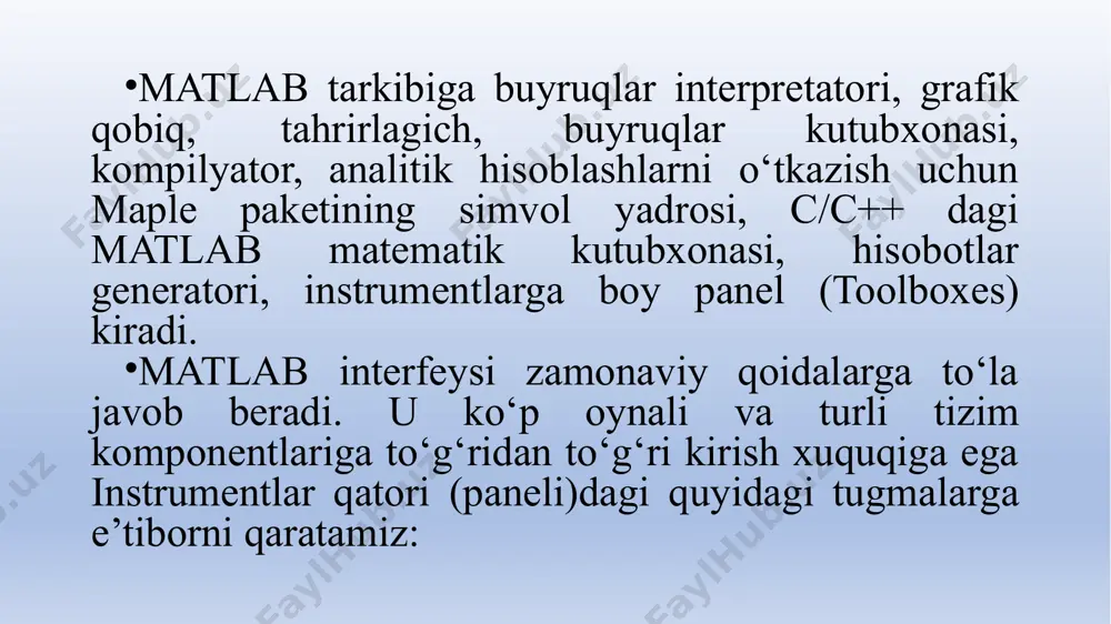 matlab dasturlash tili - Page 3