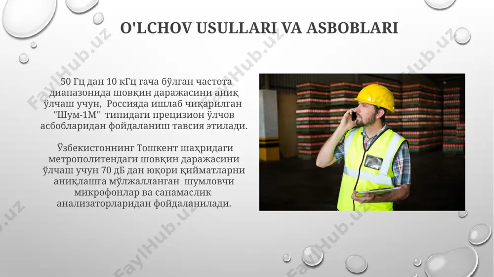 korxonalarda shovqinni tekshirish va baholash - Page 4