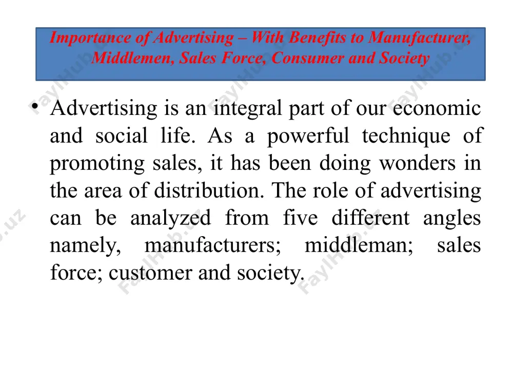 importance of advertising - Page 5