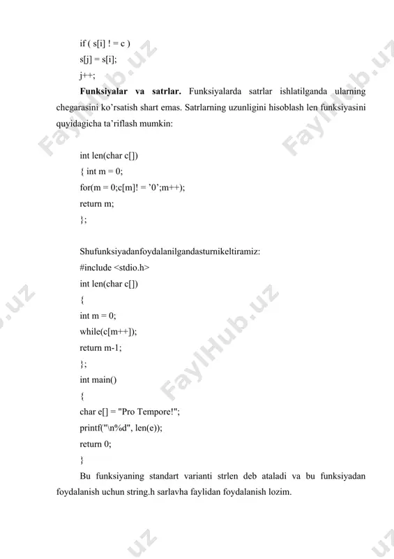 c++ da satrli kattaliklar v ular bilan ishlash - Page 4